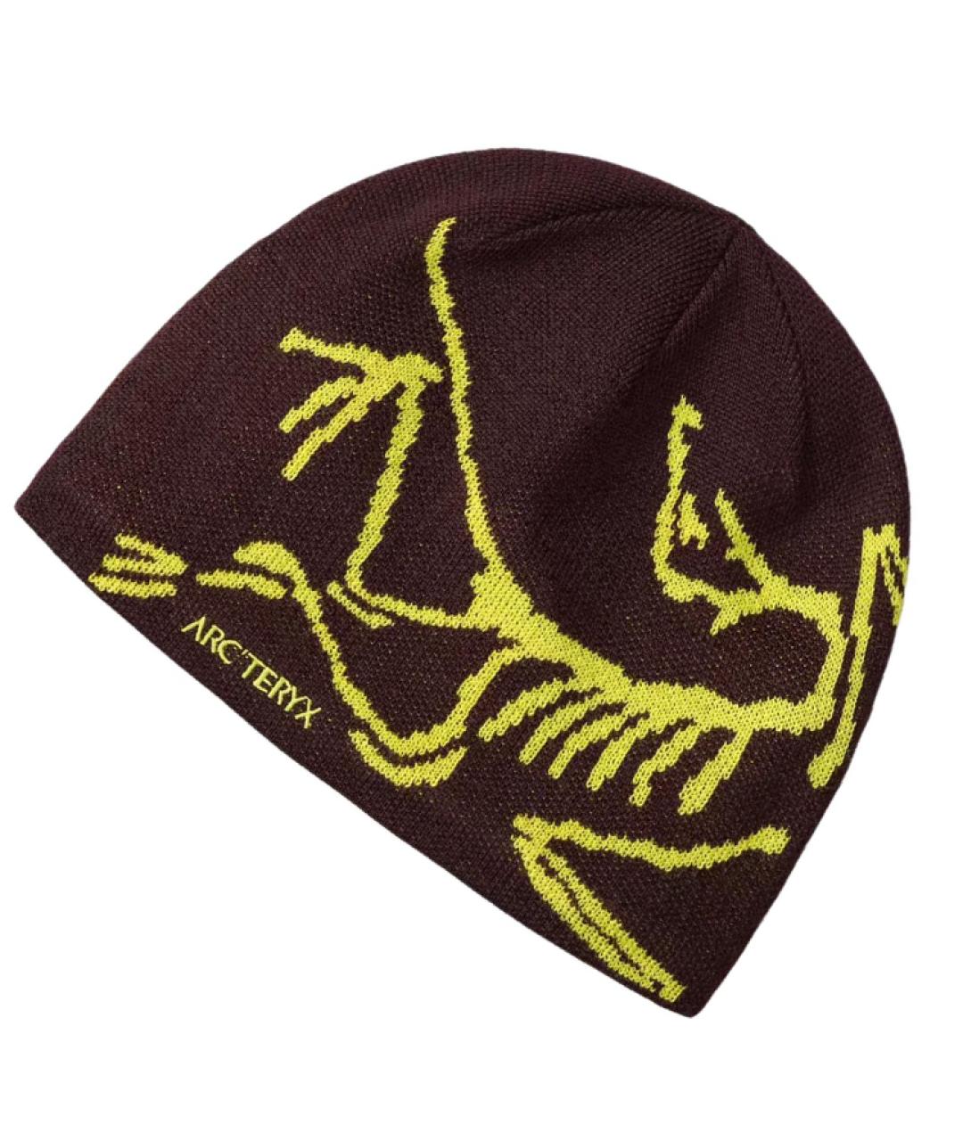 ARCTERYX Коричневая шерстяная шапка, фото 2