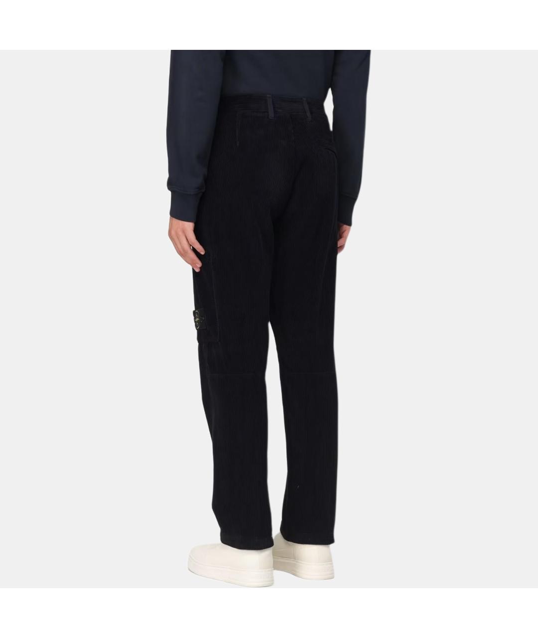 STONE ISLAND Синие повседневные брюки, фото 5