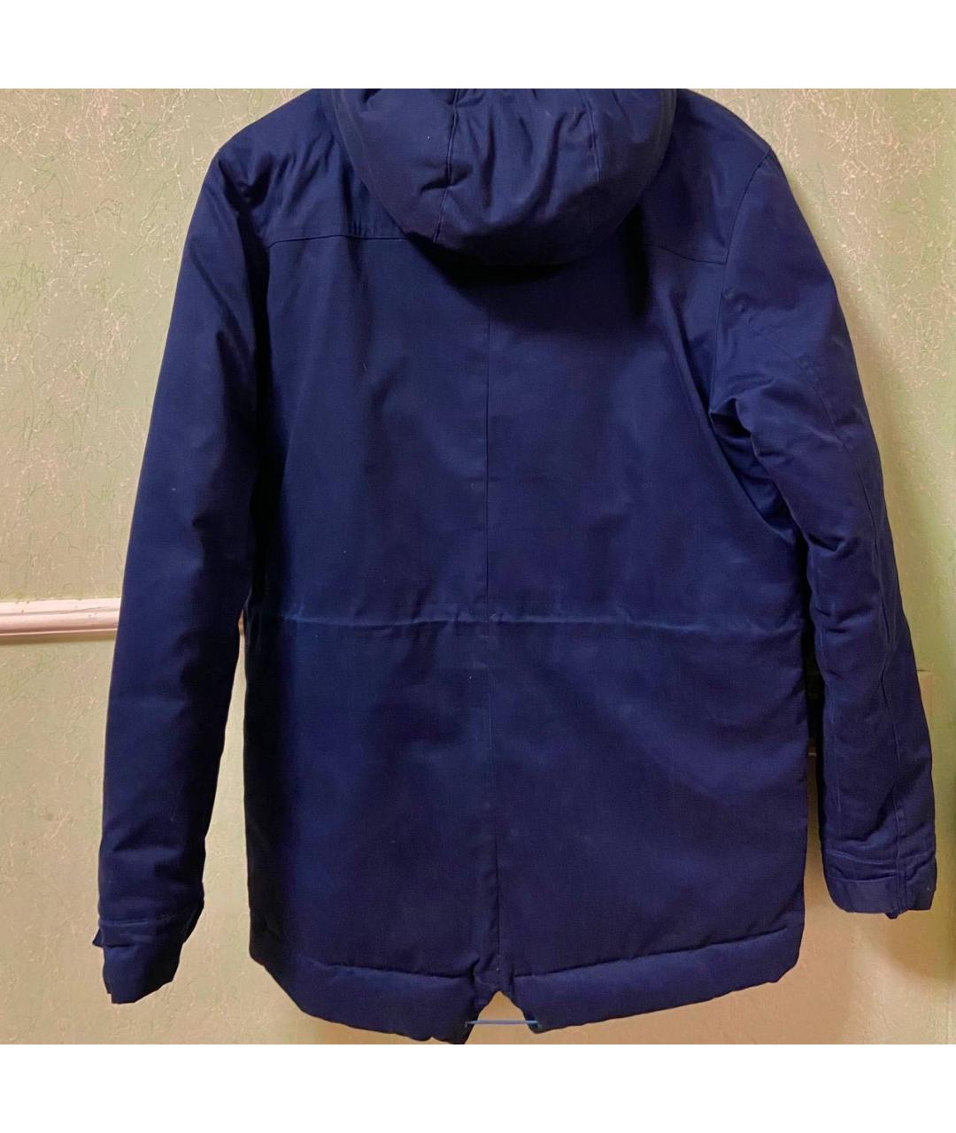 ADIDAS Синяя полиэстеровая парка, фото 2