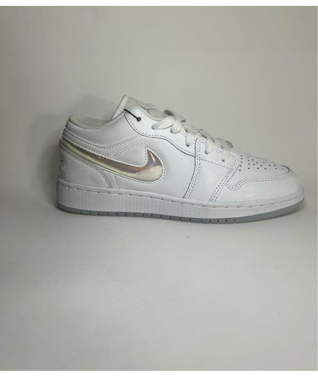 NIKE Белые кожаные кроссовки, фото 7