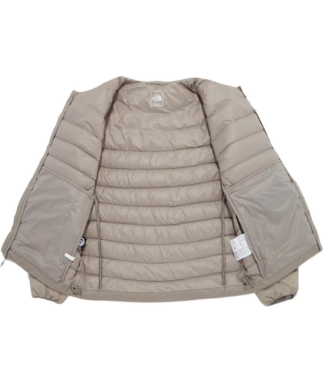 THE NORTH FACE Бежевый полиамидовый пуховик, фото 3