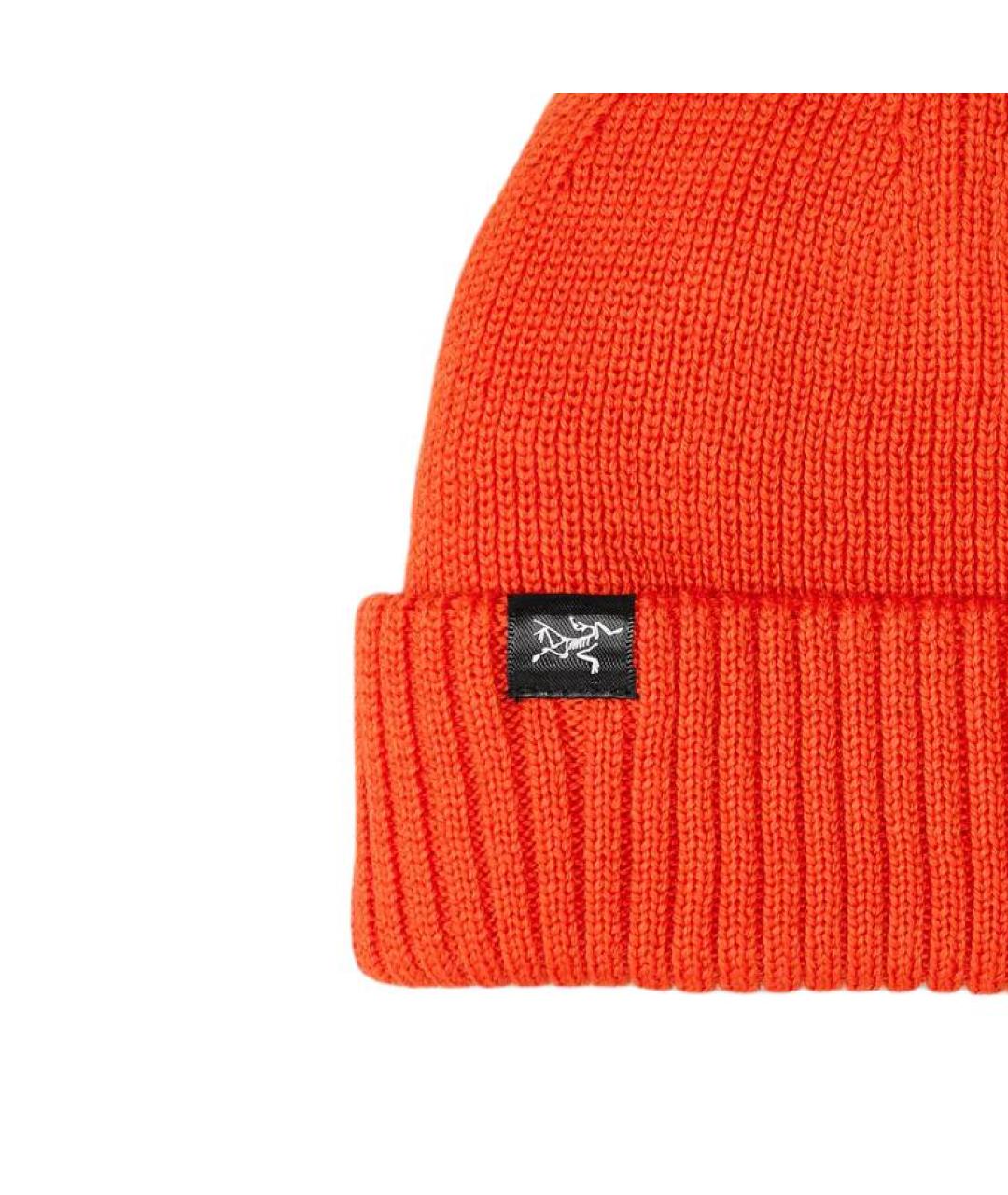 ARCTERYX Оранжевая шерстяная шапка, фото 2