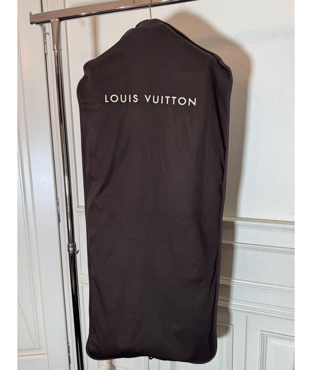 LOUIS VUITTON Черное шерстяное пальто, фото 5