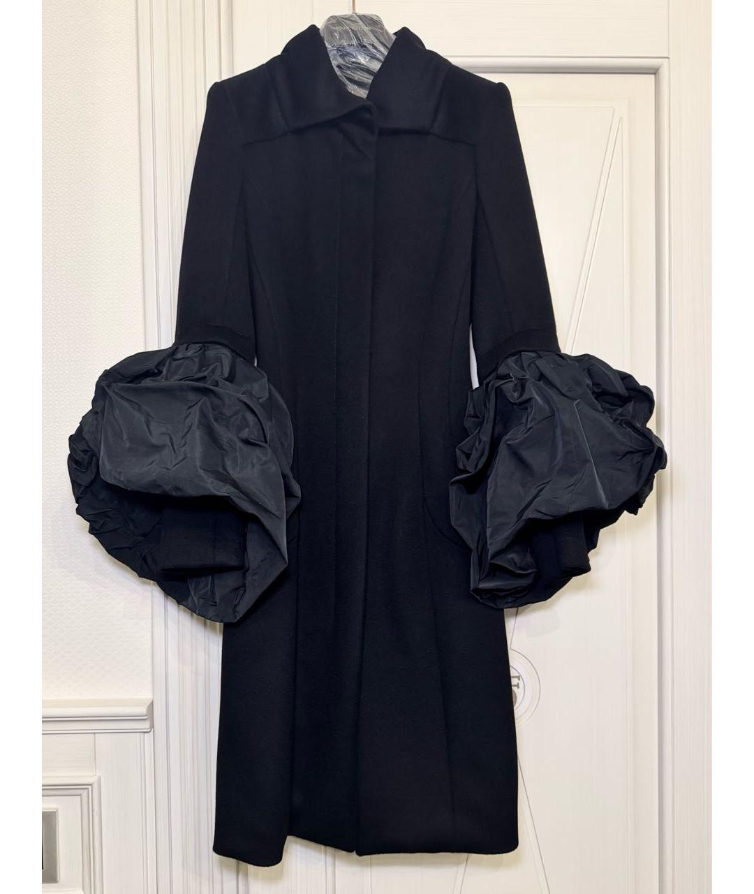 LOUIS VUITTON Черное шерстяное пальто, фото 8