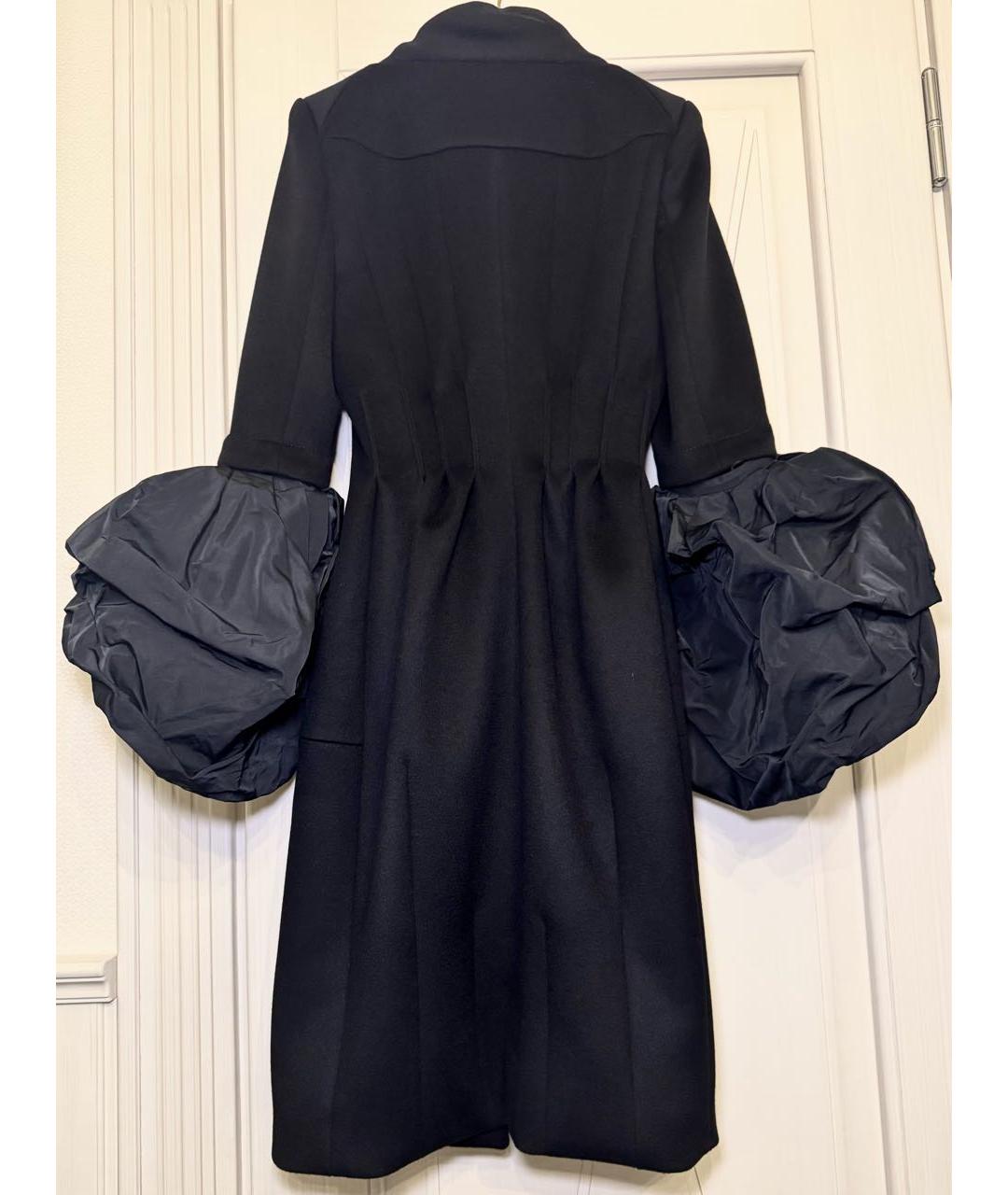 LOUIS VUITTON Черное шерстяное пальто, фото 2