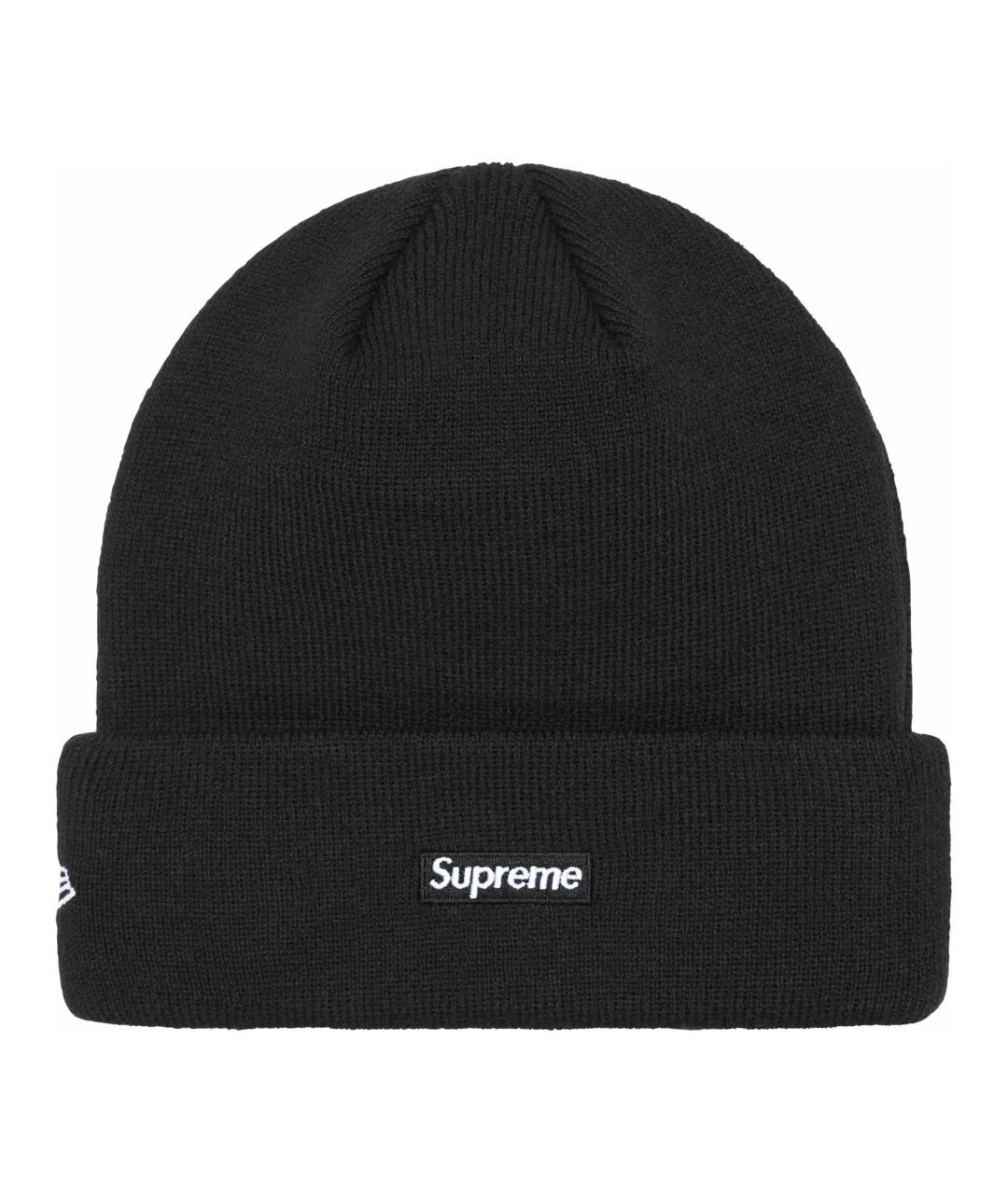 SUPREME Черная синтетическая шапка, фото 2