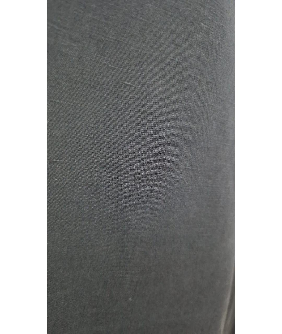 LORO PIANA Темно-синие хлопковые брюки чинос, фото 4