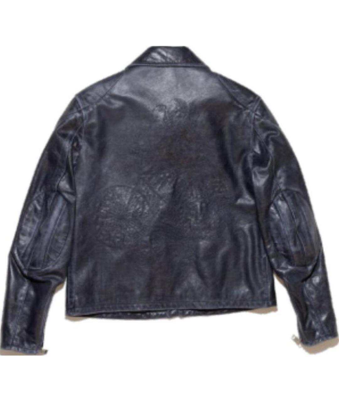 Enfants Riches Déprimés Черная кожаная куртка, фото 2