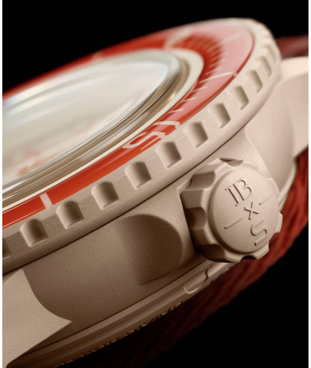 Swatch Оранжевое керамические часы, фото 5