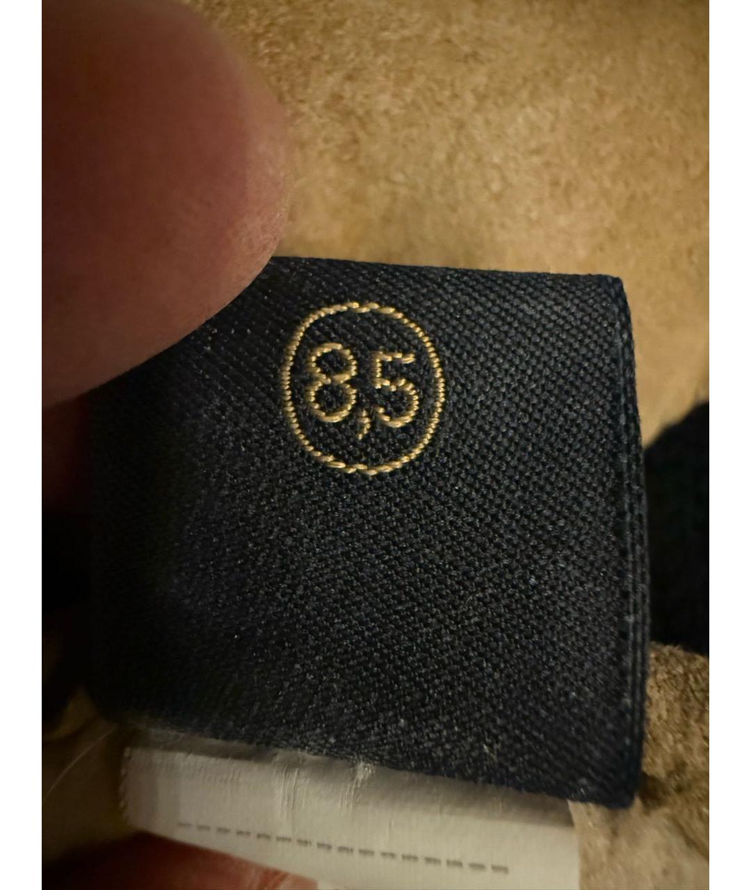 PAUL & SHARK Темно-синие шерстяные перчатки, фото 4