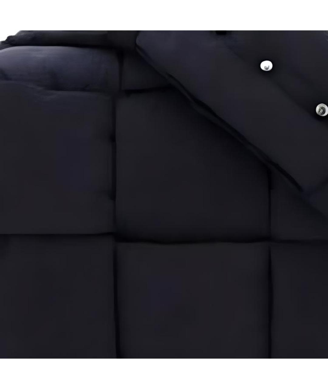 BOTTEGA VENETA Черная кожаная сумка на плечо, фото 4