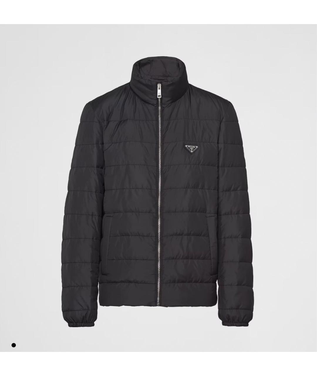 PRADA Черная полиэстеровая куртка, фото 5