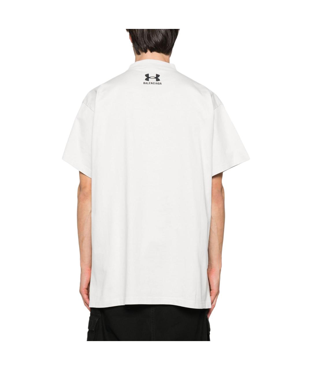 BALENCIAGA Серая футболка, фото 3