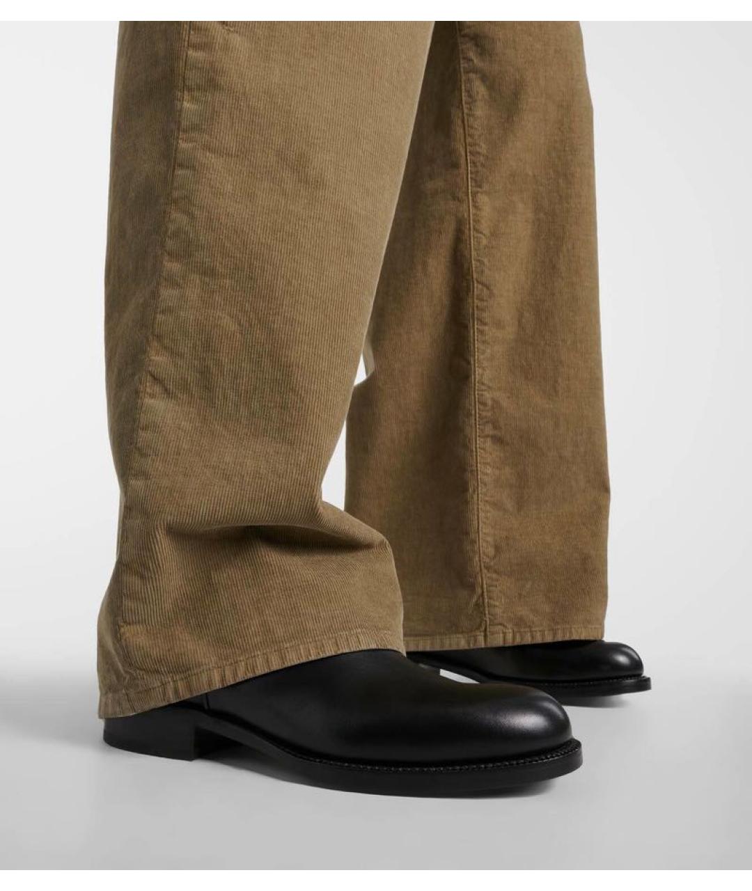 THE ROW Черные кожаные ботинки, фото 8