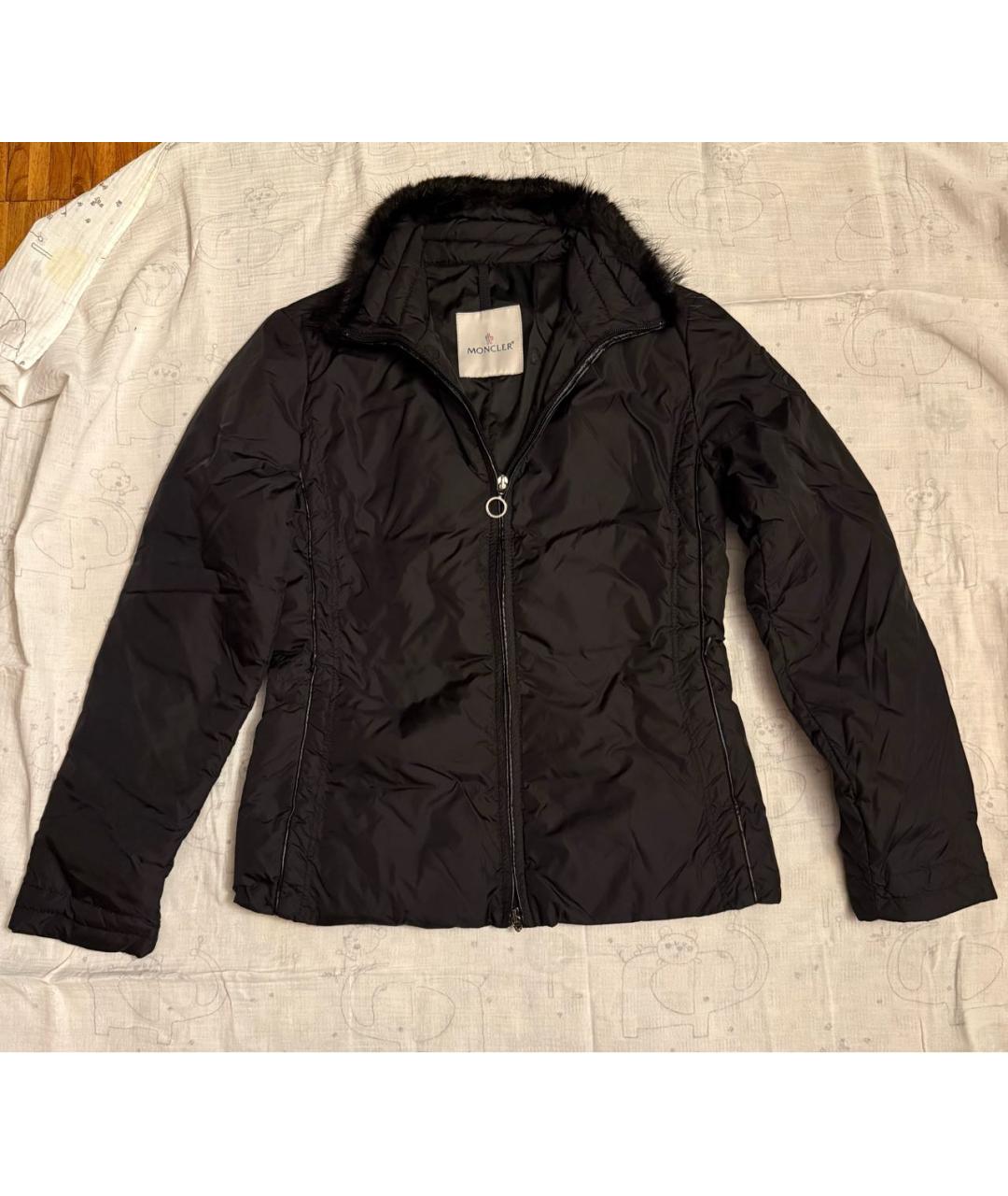 MONCLER Черная куртка, фото 2