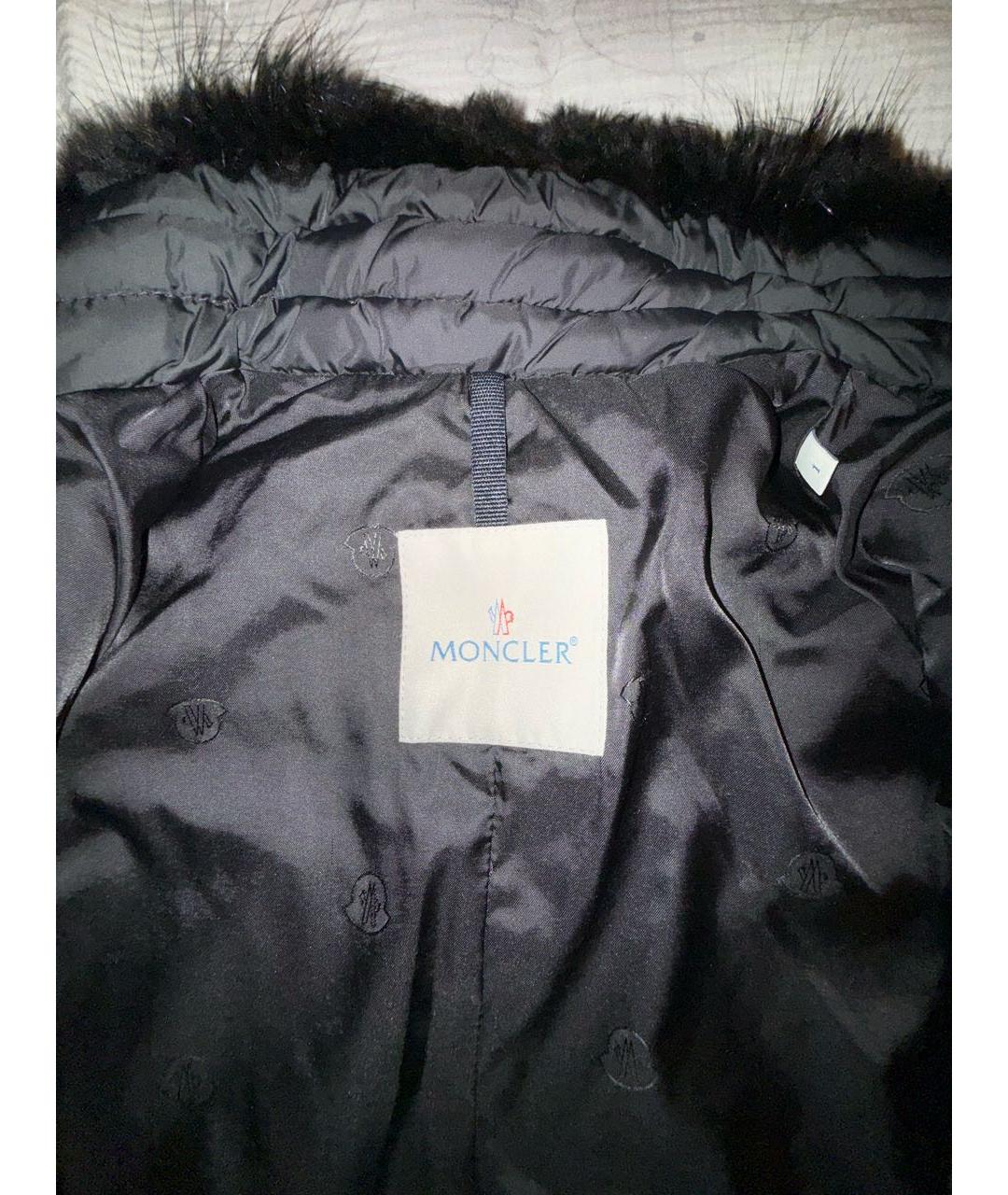 MONCLER Черная куртка, фото 3