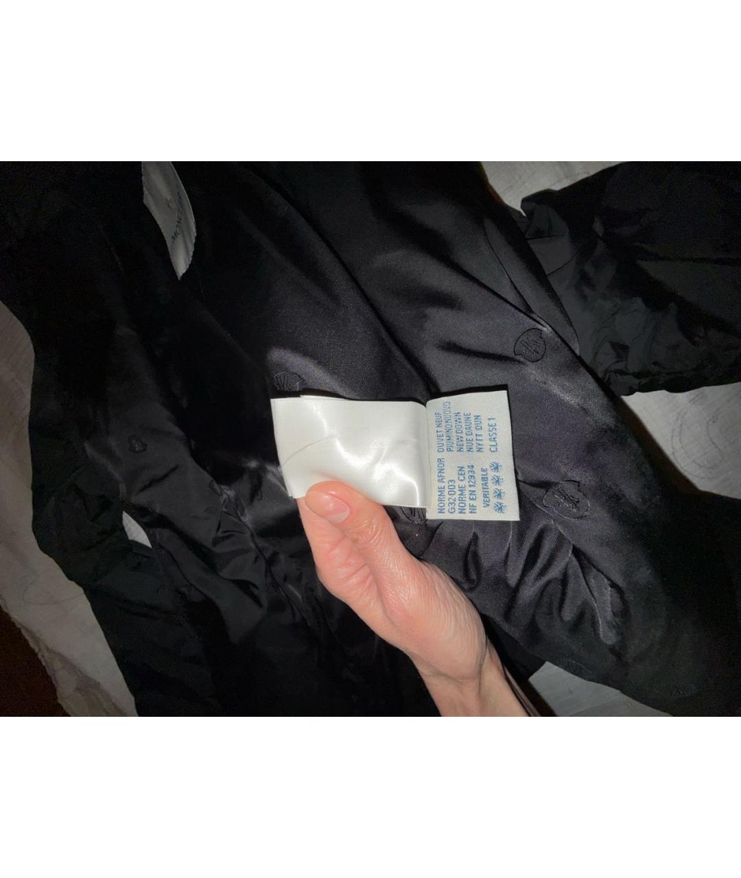 MONCLER Черная куртка, фото 5