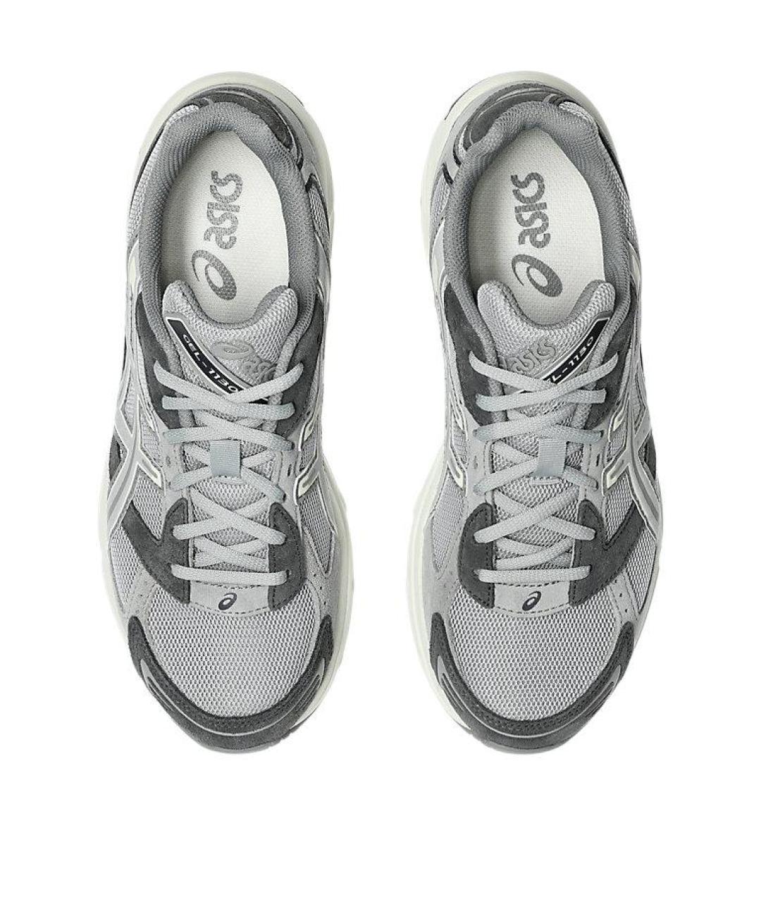 ASICS Серые текстильные кроссовки, фото 5