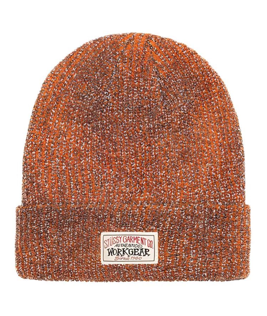 STUSSY Оранжевая шапка, фото 1