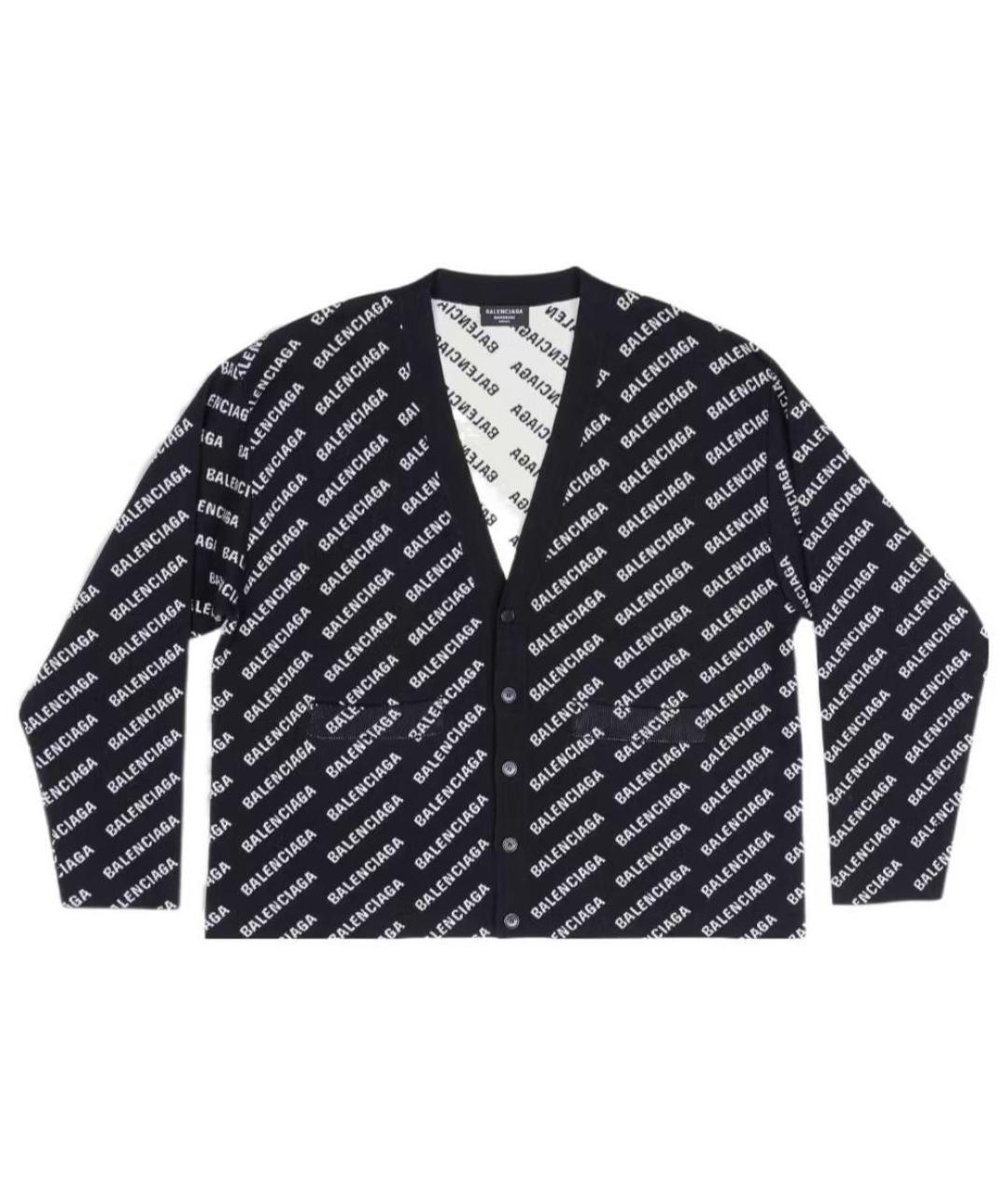 BALENCIAGA Черный кардиган, фото 1