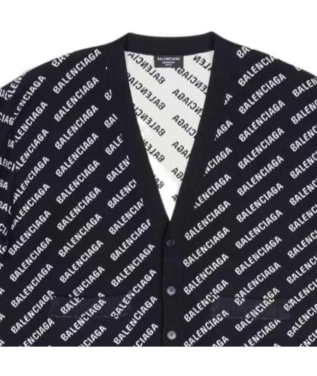 BALENCIAGA Черный кардиган, фото 2