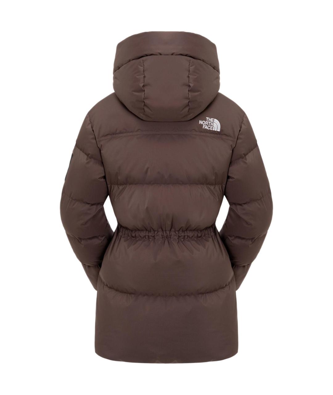 THE NORTH FACE Коричневый полиамидовый пуховик, фото 2