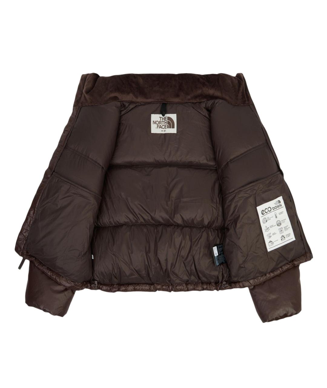 THE NORTH FACE Коричневый полиамидовый пуховик, фото 3