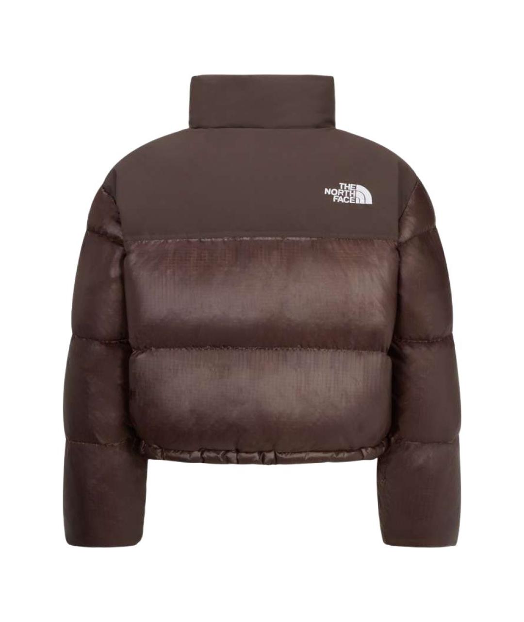 THE NORTH FACE Коричневый полиамидовый пуховик, фото 2