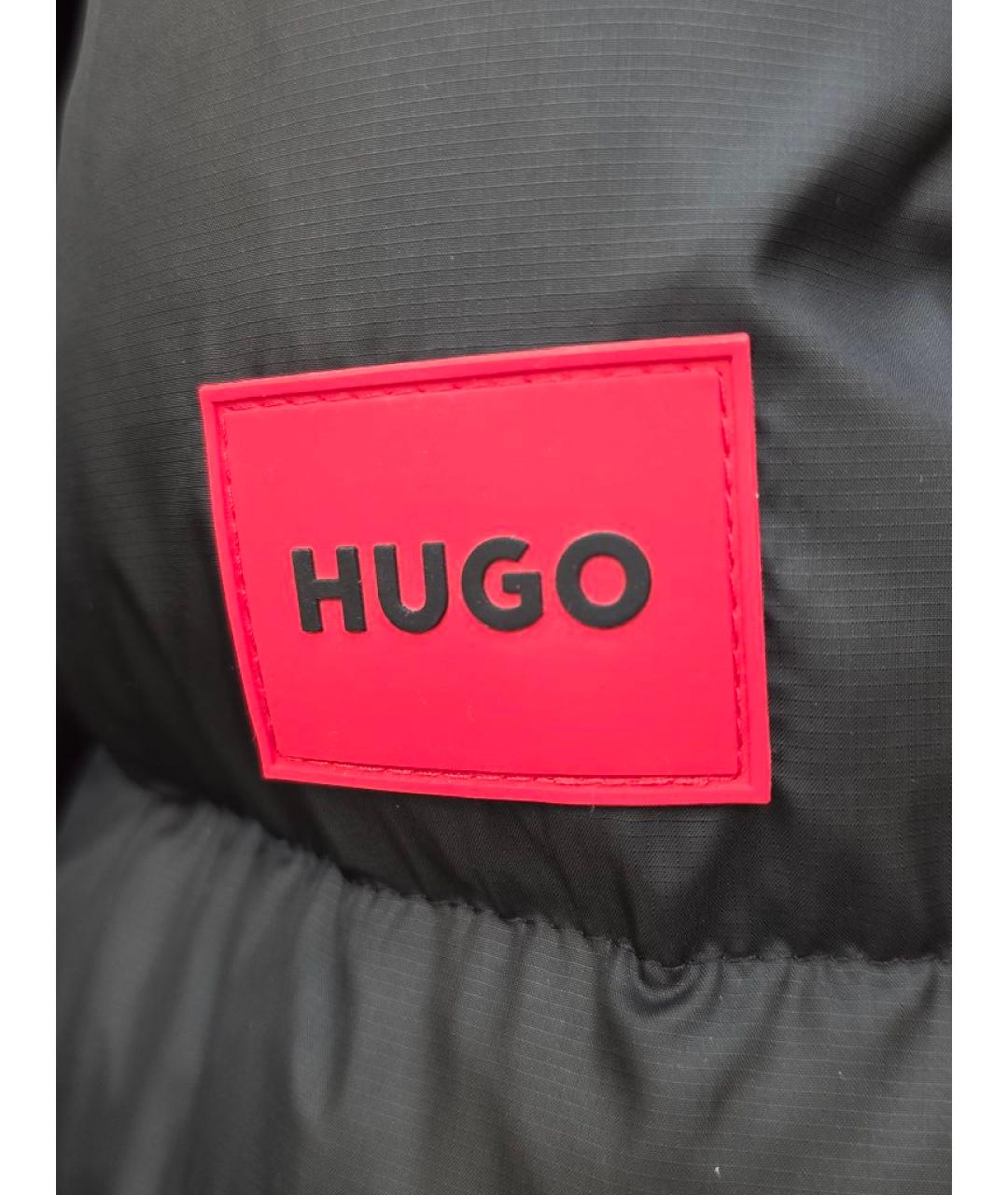 HUGO Красная полиэстеровая парка, фото 4