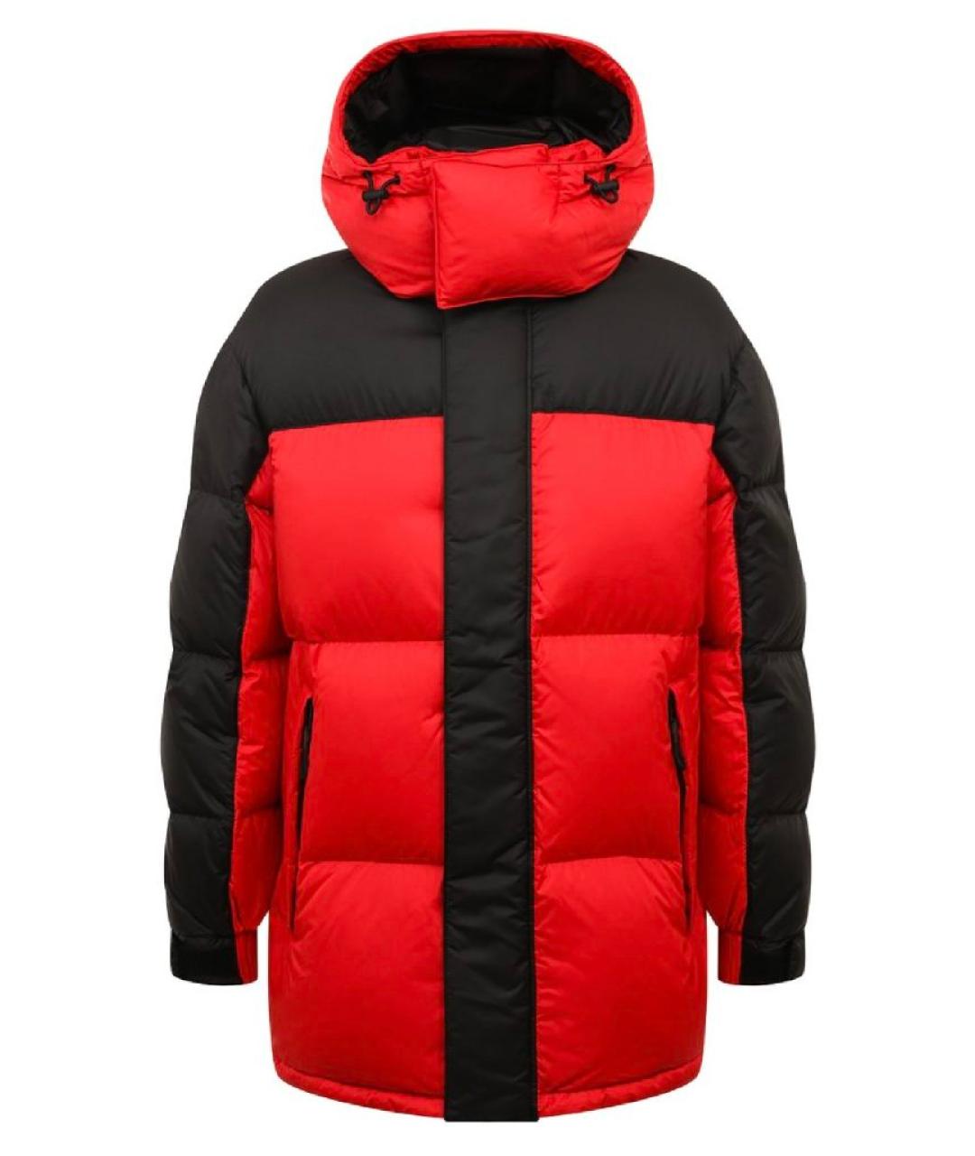 HUGO Красная полиэстеровая парка, фото 1