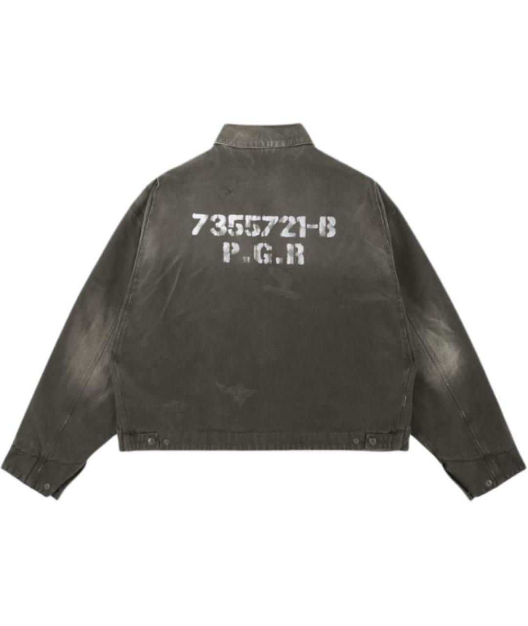 GRAILZ PROJECT G/R Антрацитовая хлопковая куртка, фото 2