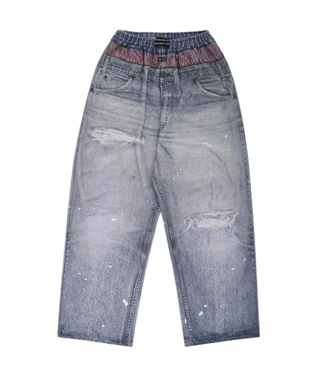 GRAILZ PROJECT G/R Синие прямые джинсы, фото 1