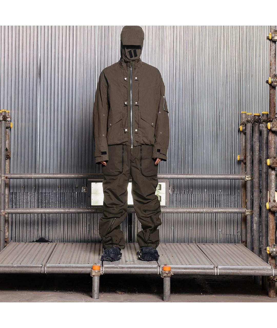 GRAILZ PROJECT G/R Коричневые повседневные брюки, фото 3