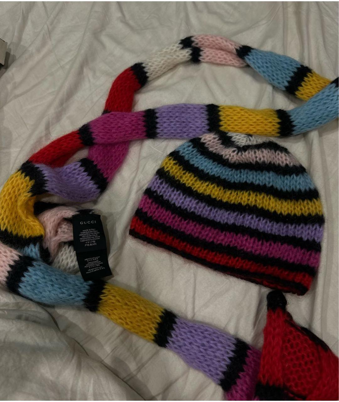 GUCCI Мульти шерстяная шапка, фото 6