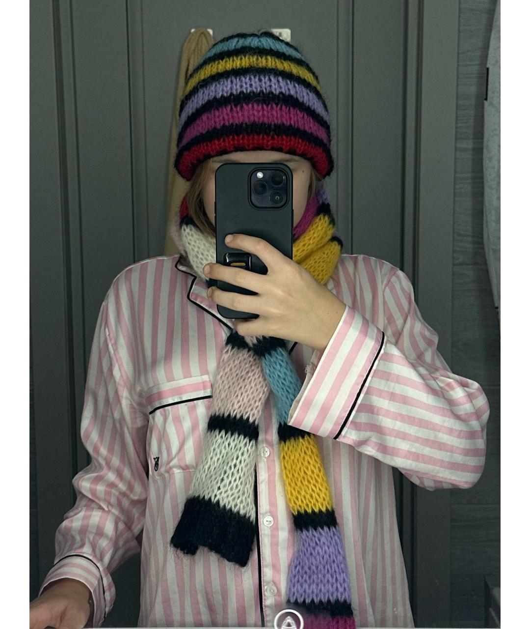 GUCCI Мульти шерстяная шапка, фото 5