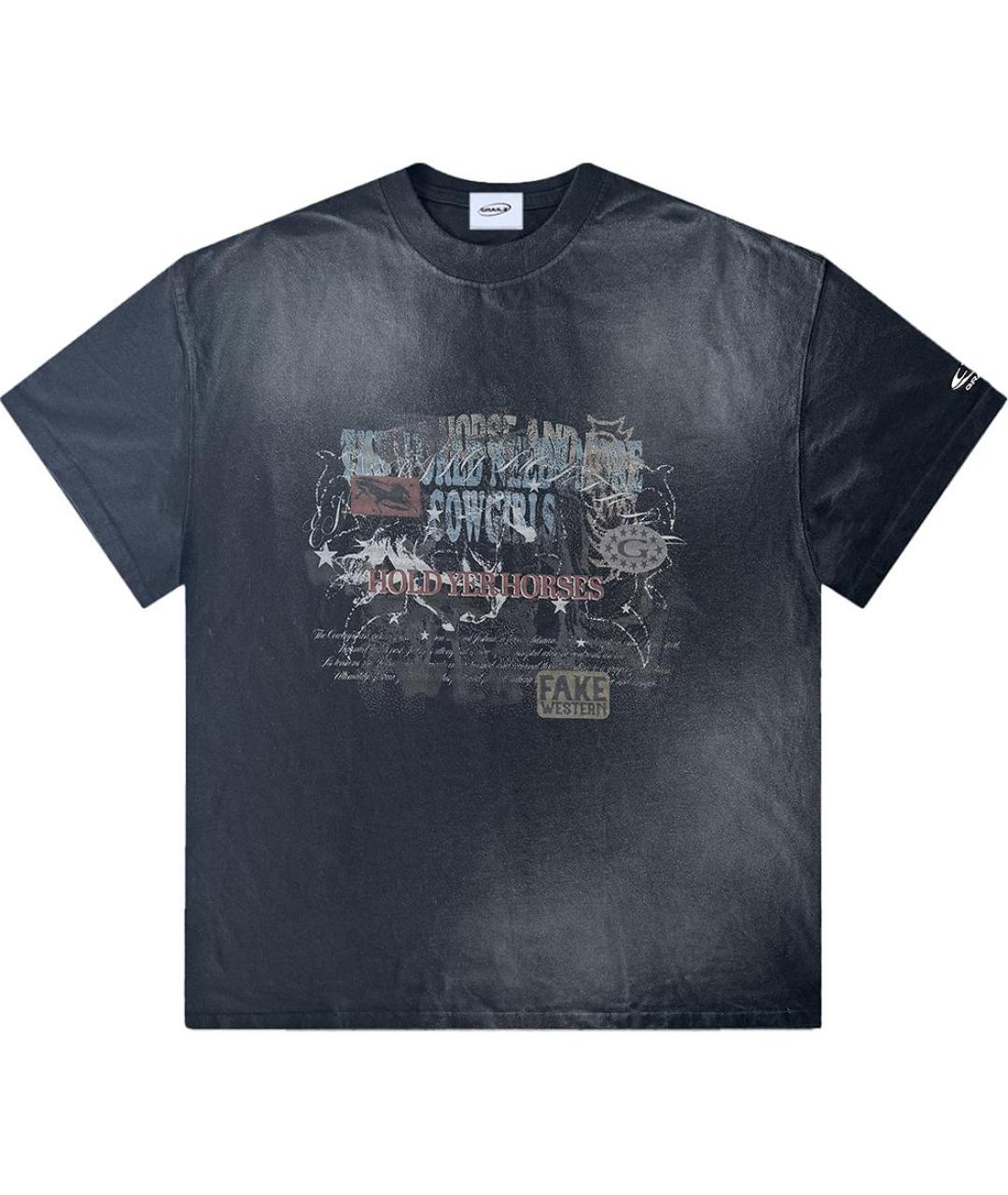 GRAILZ PROJECT G/R Черная хлопковая футболка, фото 1