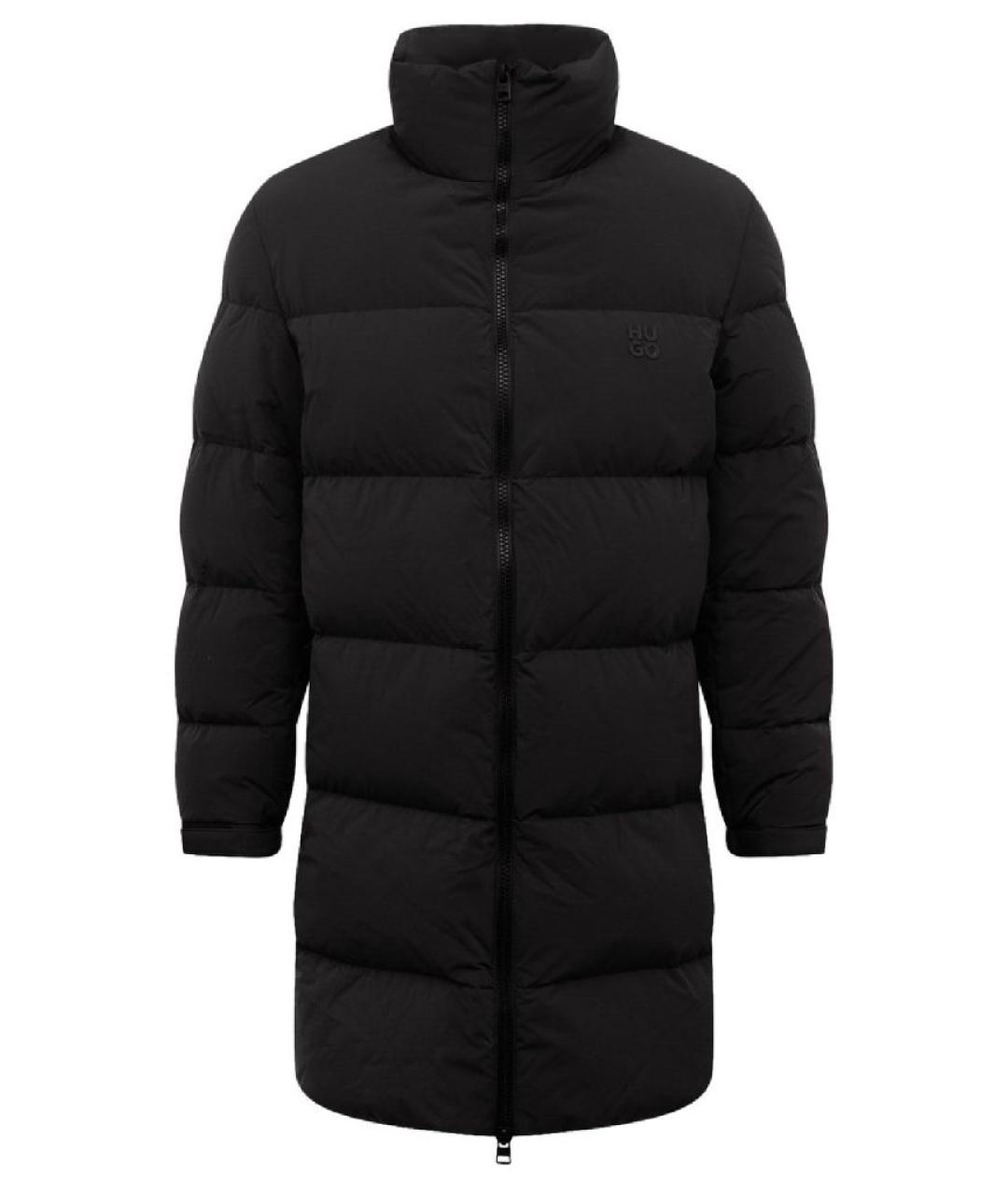 HUGO Черный полиэстеровый пуховик, фото 1