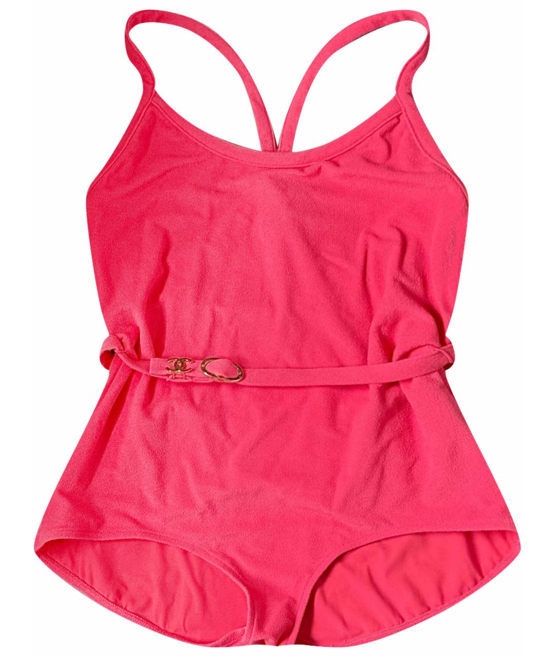 CHANEL Фуксия полиамидовый купальник, фото 1