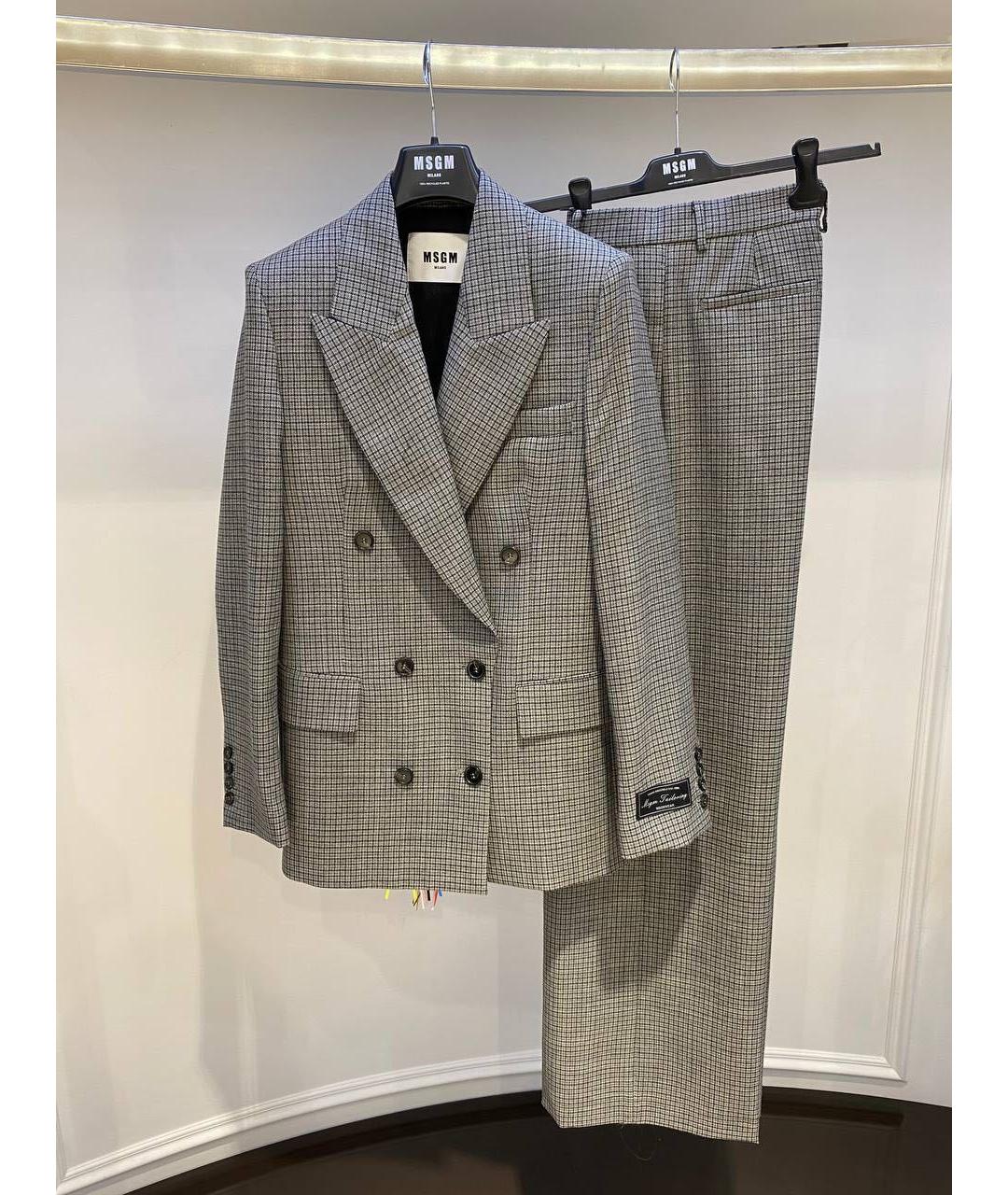 MSGM Серый костюм с брюками, фото 3