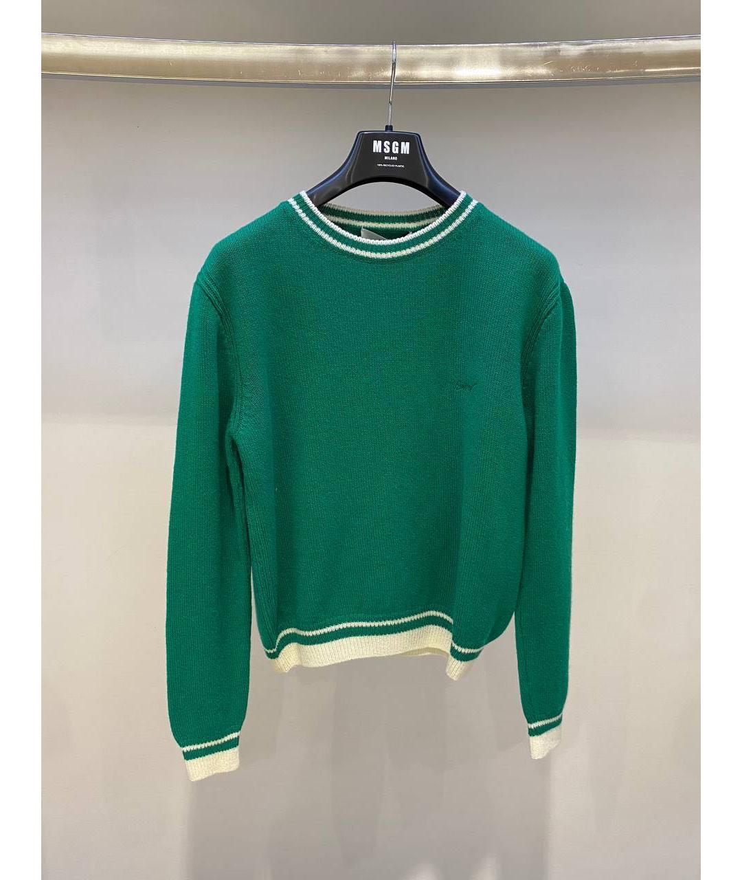 MSGM Зеленый джемпер / свитер, фото 3