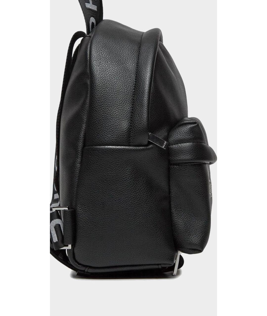 HUGO Черный рюкзак из искусственной кожи, фото 3