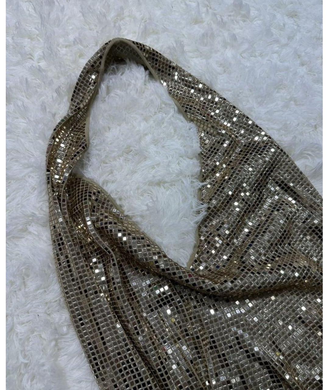 BOTTEGA VENETA Золотое вечернее платье, фото 4