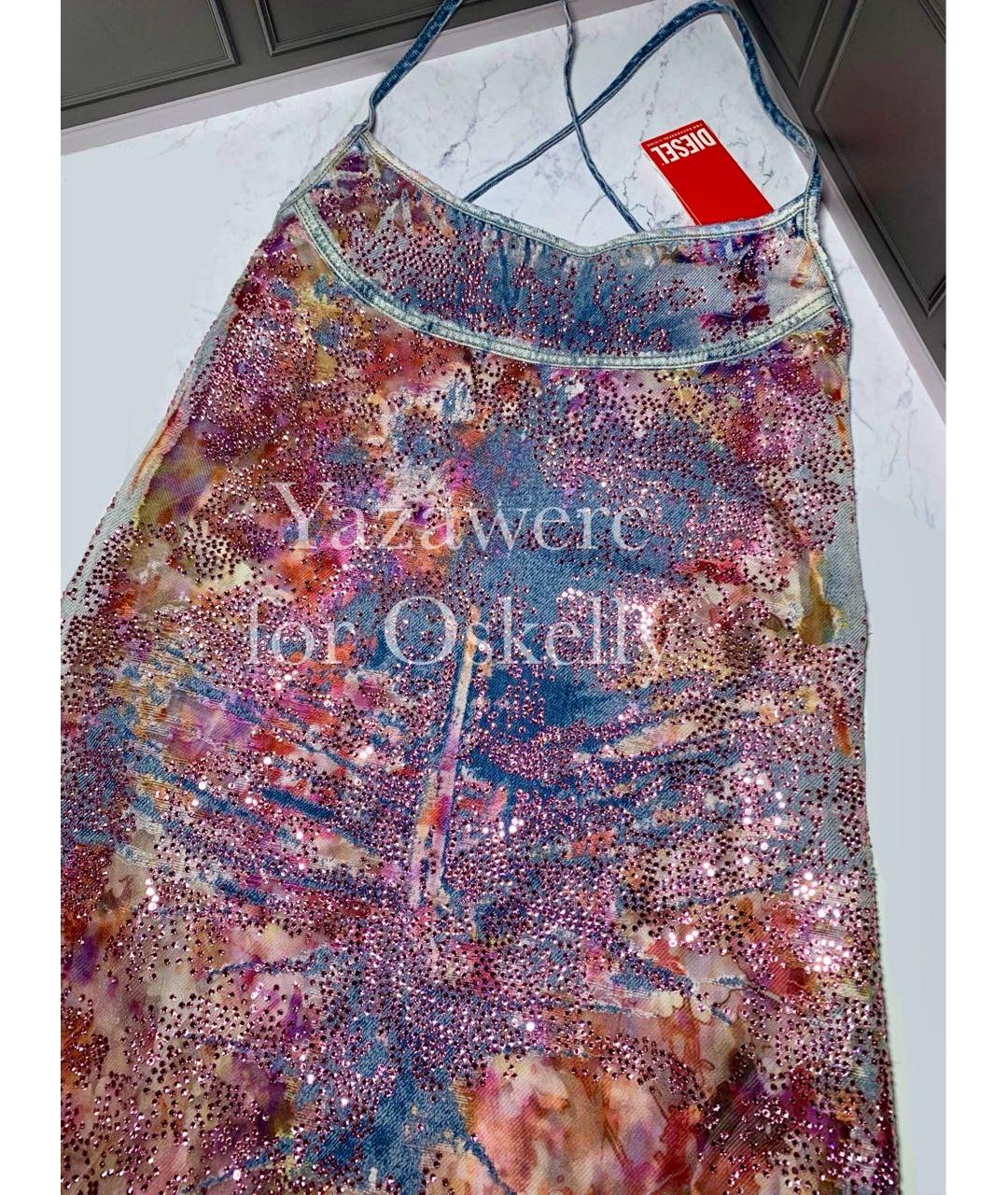 DIESEL Мульти коктейльное платье, фото 8