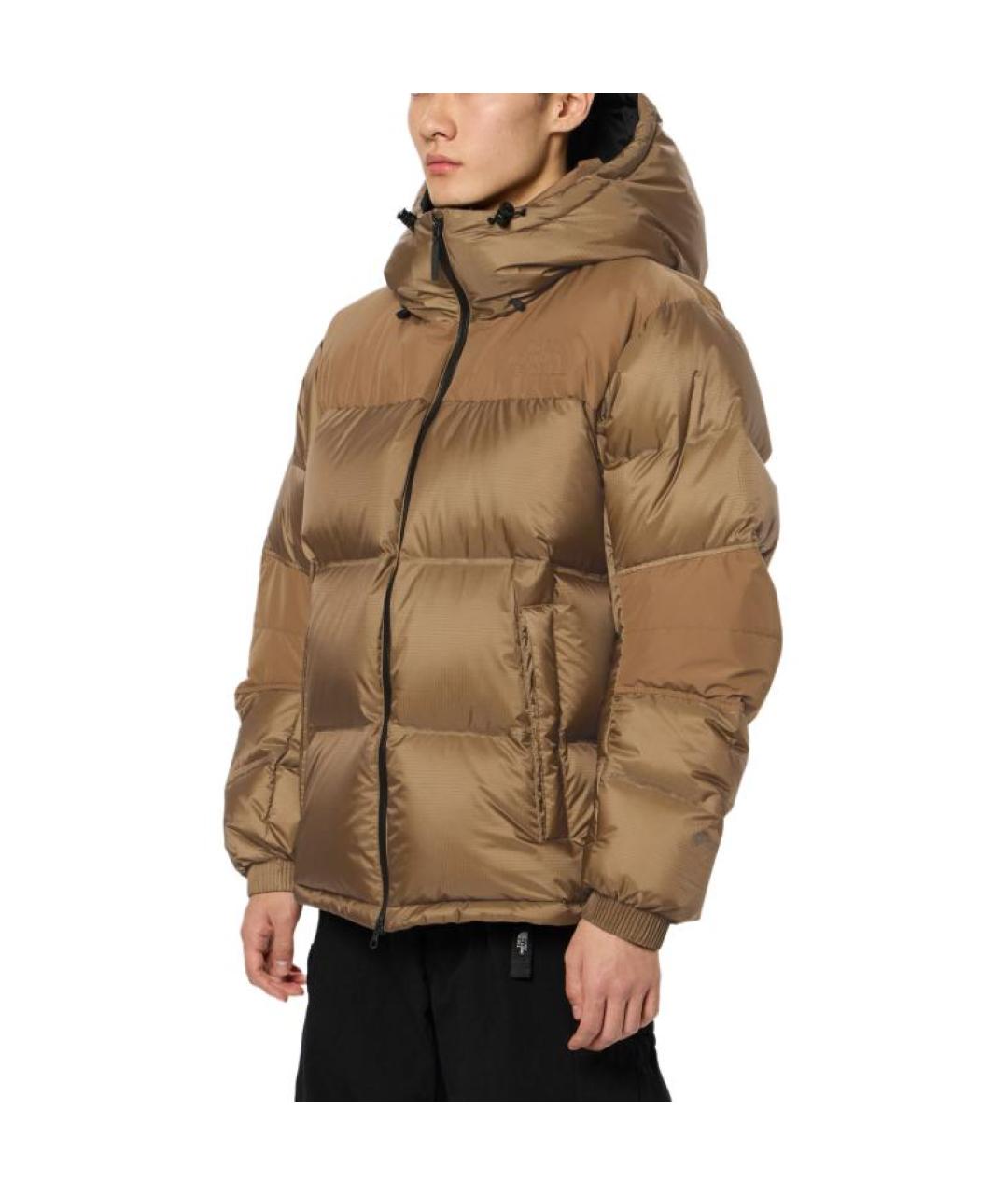 THE NORTH FACE Коричневый пуховик, фото 4
