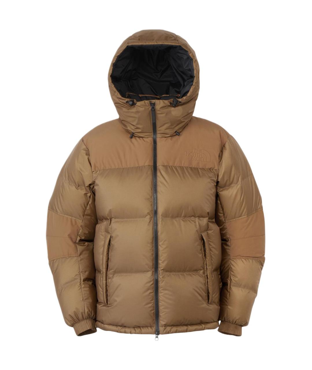 THE NORTH FACE Коричневый пуховик, фото 1