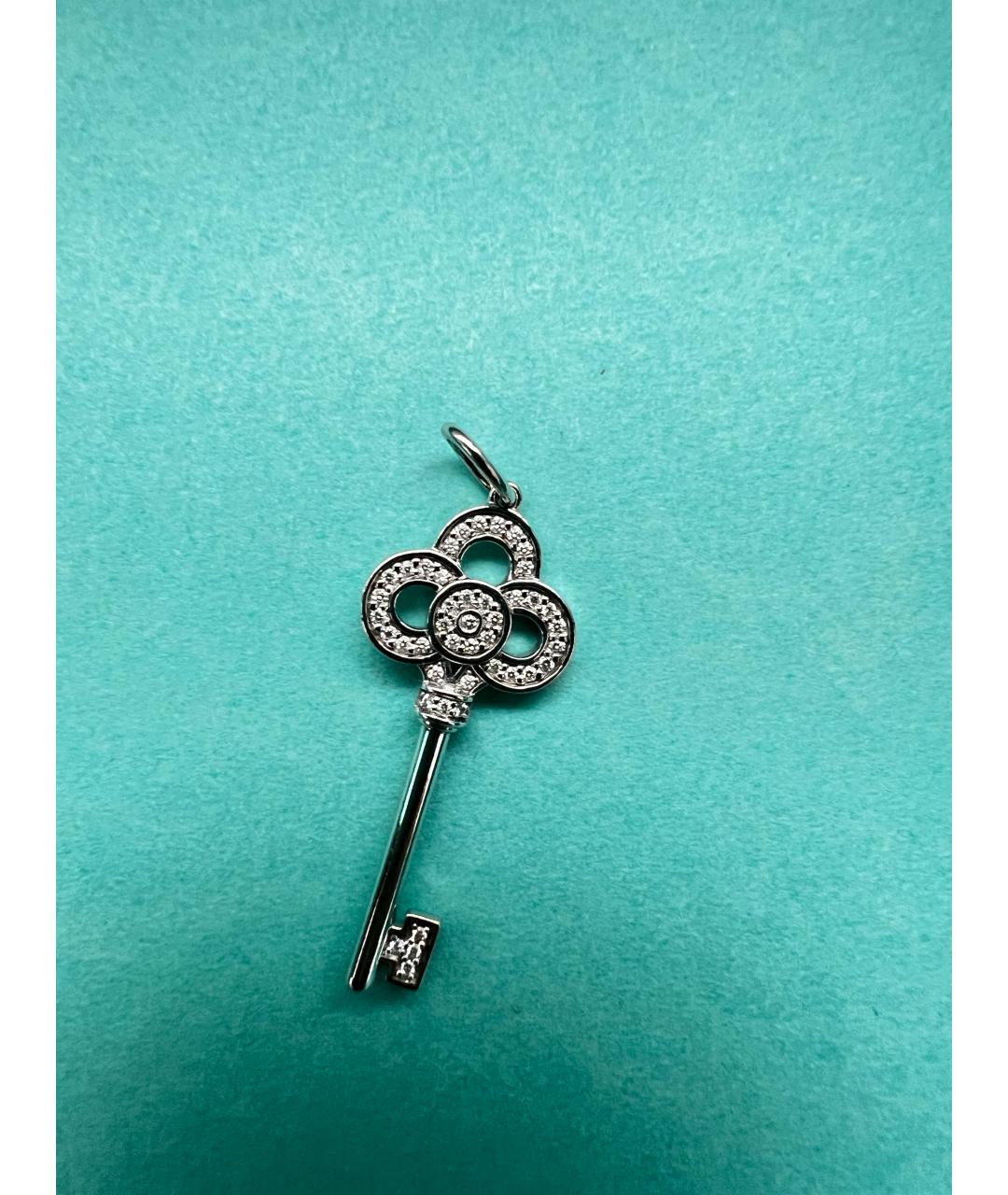 TIFFANY&CO Серебряная подвеска из белого золота, фото 2