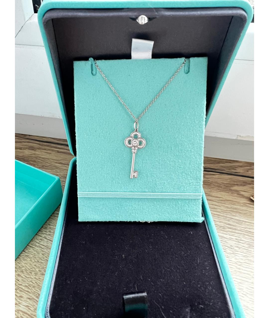 TIFFANY&CO Серебряная подвеска из белого золота, фото 8