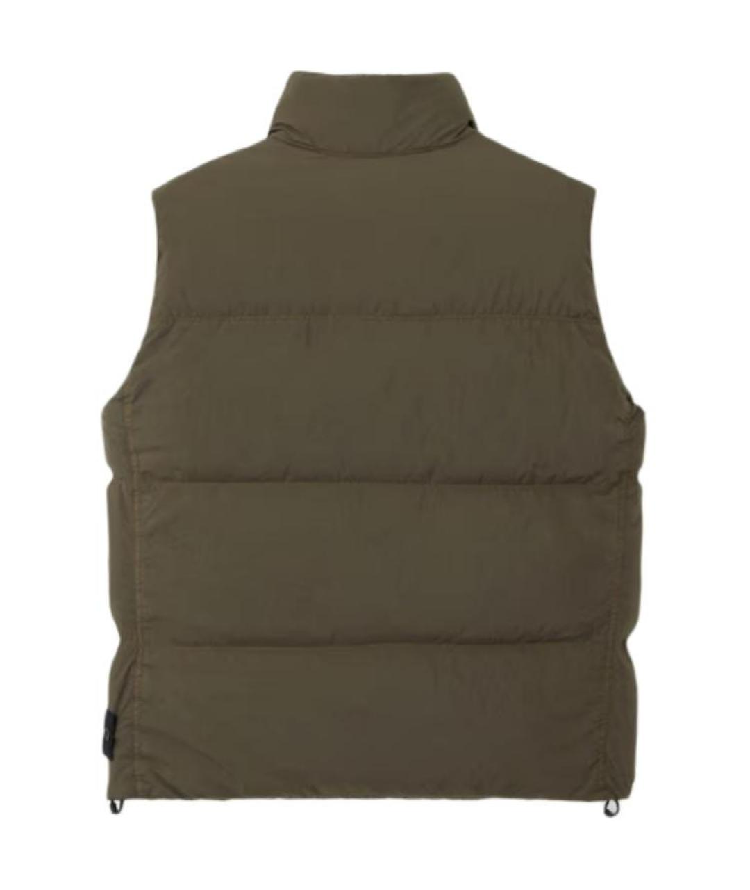 STONE ISLAND Зеленый жилет, фото 2
