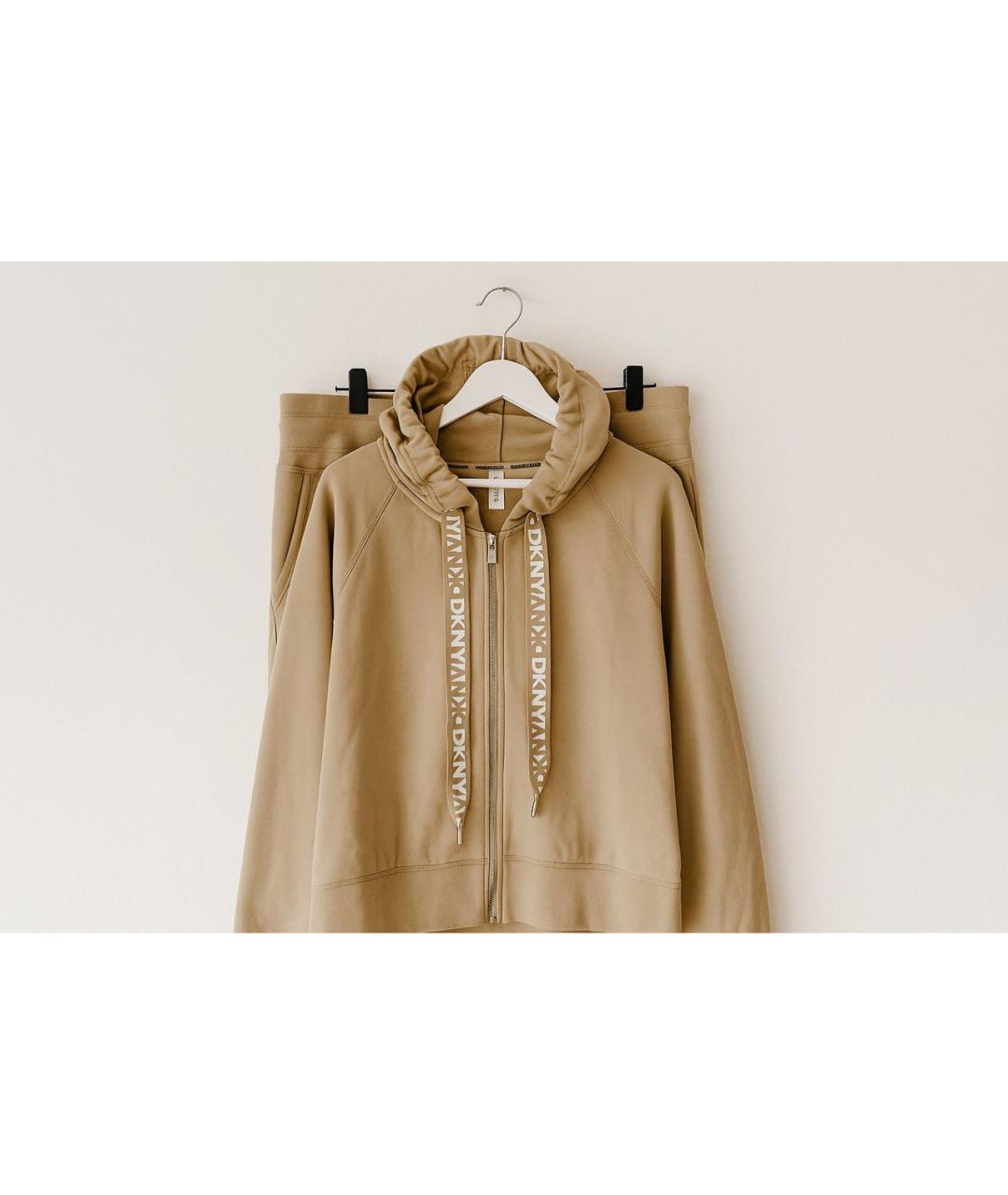 DKNY Бежевый хлопковый спортивные костюмы, фото 4