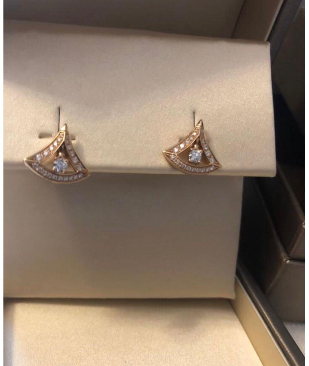 BVLGARI Золотые серьги из желтого золота, фото 2